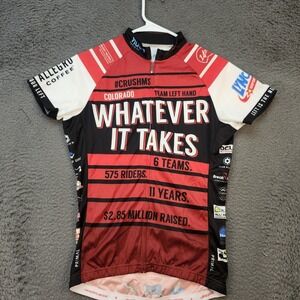 Primal Cycling Jersey Womens Medium Team Left Hand Whatever It Takes MS Ride